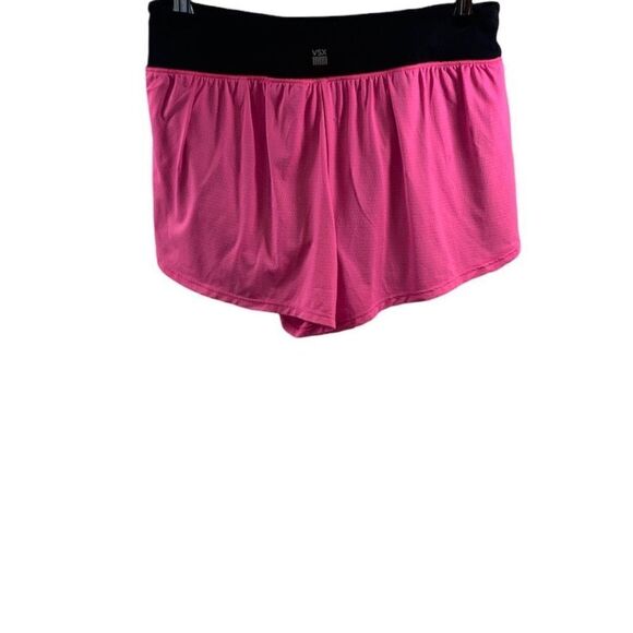 VSX Victoria’s Secret Sport Pink Black Biker Running Shorts Size S - Picture 2 of 9